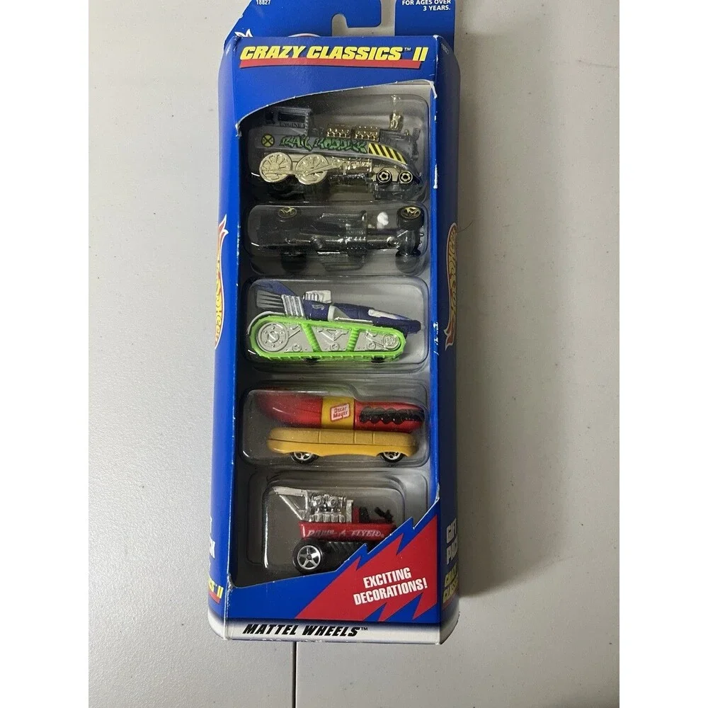 Hot Wheels Crazy Classics II 1998 Gift Pack 5-Car Set 1:64 Diecast Unopened